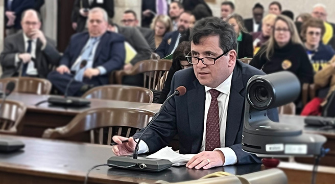 Acting State Comptroller Kevin D. Walsh Testifies Before Senate on OPRA Bill